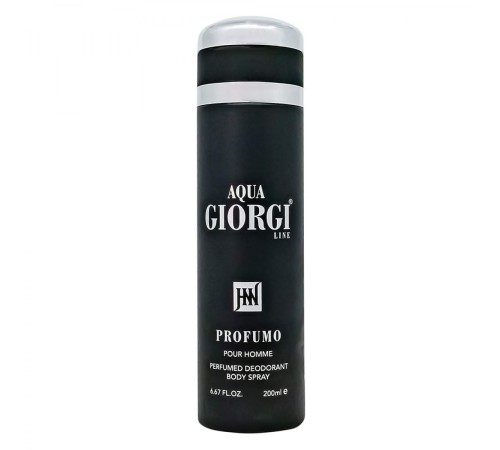 Дезодорант Jackwins Aqua Giorgi Line Profumo, 200ml, Арабские дезодоранты