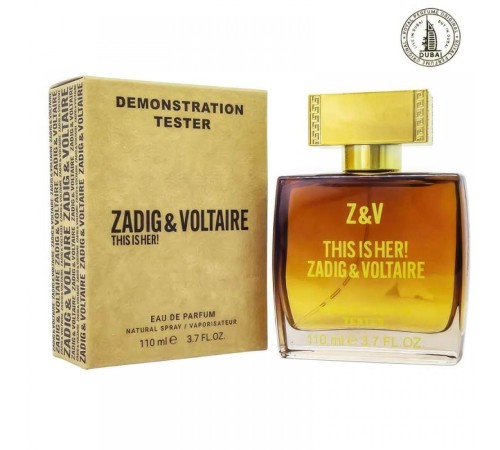 Тестер Zadig & Voltaire This Is Her!,edp., 110ml, Тестеры духов