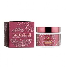 Крем для лица с муцином улитки Enough Gold Snail Moisture Whitening Cream 50g