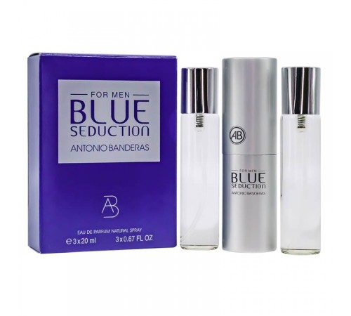 Antonio Banderas Blue Seduction Men, edp., 3*20 ml, Наборы духов