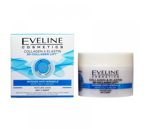 Крем для лица Eveline Collagen&Elastin 50 mg, Eveline Cosmetics