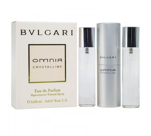 Bvlgari Omnia Crystalline, edp., 3*20 ml, Набор духов 3 по 20 мл