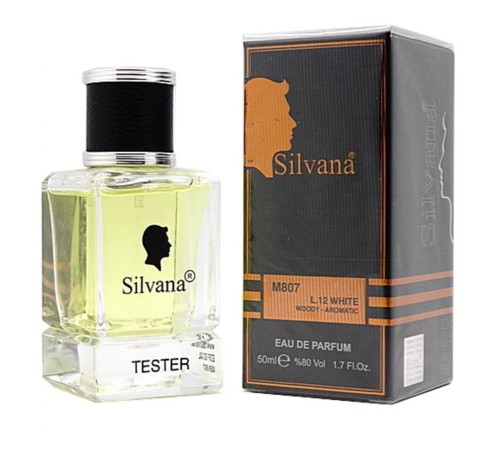 Silvana 807 (Lacoste L.12.12 Blanc Men) 50 ml, Номерная парфюмерия