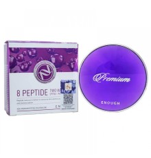 Пудра  Enough 8 Peptide с запасным блоком, тон 13