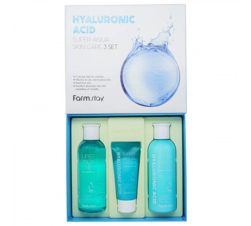 Набор Farm Stay Hyaluronic Acid 3в 1