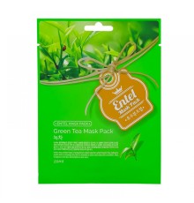 Маска тканевая для лица с вытяжкой зеленого чая Entel Green Tea Mask Pack