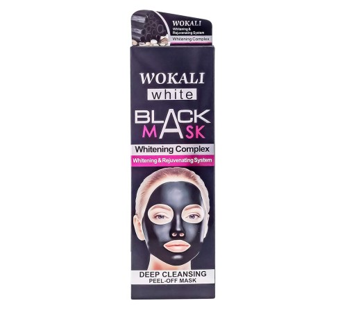 Отбеливающая маска-пленка для лица Wokali White Black Mask, Для Лица