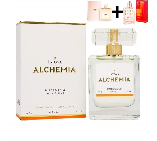 Alchemia Latona, edp., 50 ml (Chanel Gabrielle+Molecula 04), Alchemia 50ml