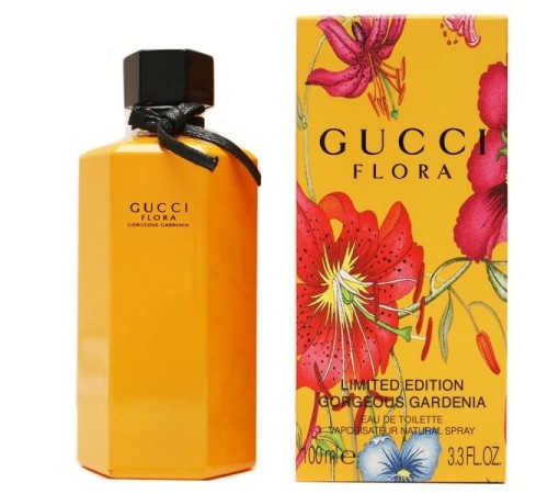 Евро Gucci Flora Limited Edition Gorgeous Gardenia 100 ml (желтая), Парфюмерия ЕВРО