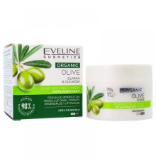 Омолаживающий крем для лица Eveline Organic Olive, 50mg