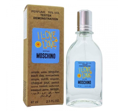 Тестер Moschino I Love Love,edp., 67ml, Тестеры 67 мл (ОАЭ)