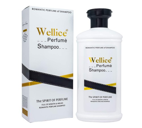 Парфюмированный шампунь для волос Wellice, 400ml, Шампунь