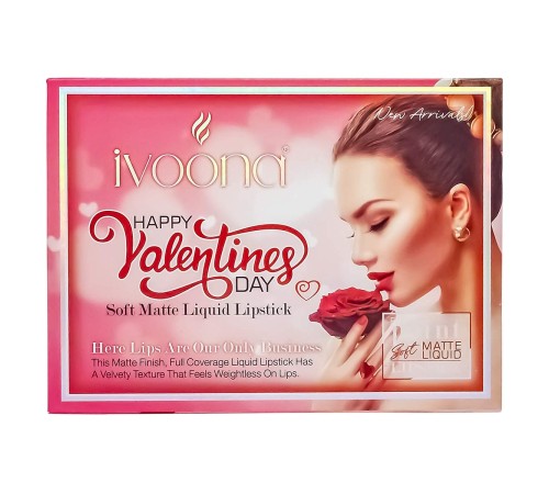 Набор жидких помад Ivoona Happy Valentines Day