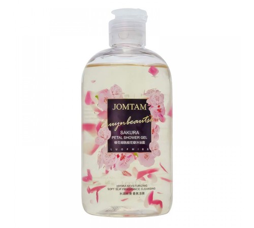 Гель для душа с лепестками мыла Jomtam Sakura Petal Shower Gel, 350ml, Для Тела