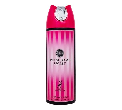 Alhambra Pink Shimmer Secret, 200ml, Арабские дезодоранты