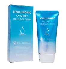 Солнцезащитный крем для лица с гиалуроновой кислотой Farm Stay Hyaluronic UV SPF 50+++Shield Sun Block Cream, 70g