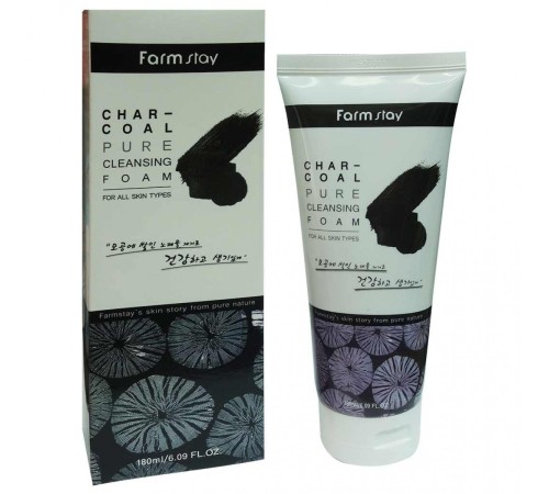 Пенка Farm Stay CharCoal , 180 ml, Средства для умывания