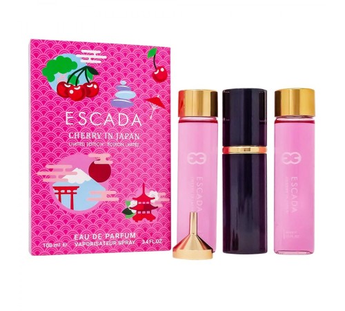 Набор 3в1 Escada Cherry in Japan,edp., 100ml, Набор 3в1