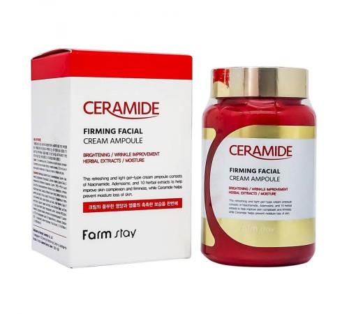 Укрепляющий ампульный крем-гель с керамидами Farmstay Ceramide, 250ml