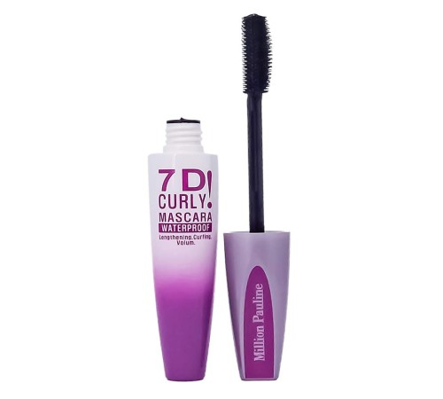 Тушь для ресниц Million Pauline 7D Curly! Mascara Waterproof (сиреневый футляр), Тушь