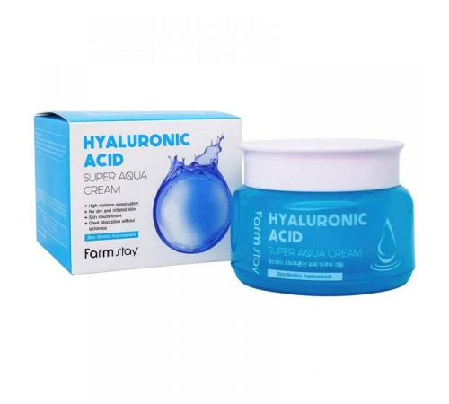 Крем для лица Farmstay Hyaluronic Acid Super Aqua Cream, 100gr, Крем Оригинал