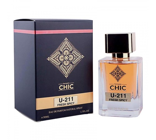 Chic Fresh Spicy U-211,edp., 50ml (Black Pepper & Amber, Neroli), Chic 50 мл