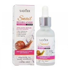 Сыворотка для лица Sadoer Snail Reorganize Collagen Serum, 30ml