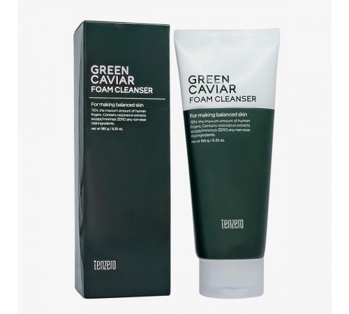 Пенка для умывания с экстрактом морского винограда Tanzero Green Caviar Foam Clenser, 180ml, Средства для умывания