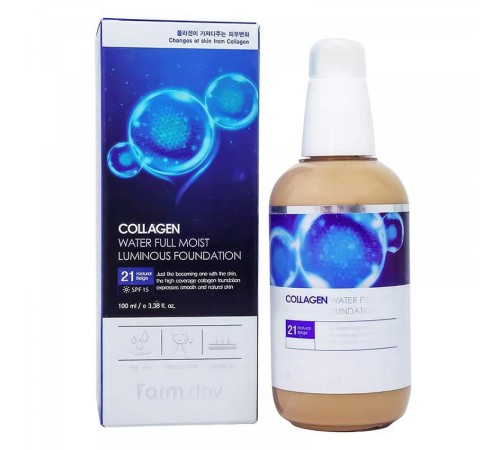 Тональный крем Collagen,тон 21, 100ml