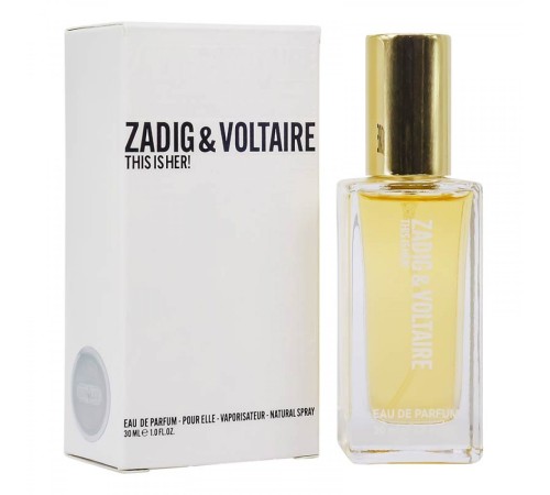 Zadig & Voltaire This Is Her,edp., 30ml, Мини-парфюм, 30 мл Lux