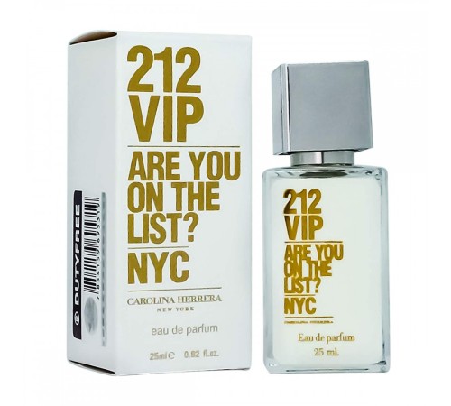 Carolina Herrera 212 VIP Pour Femme,edp., 25ml (женский), Мини парфюм