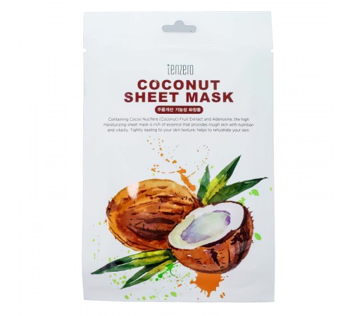 Маска для лица Tanzero Coconut Sheet Mask