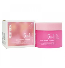 Крем для лица Prettyskin Collagen Cream 5in1, 50g