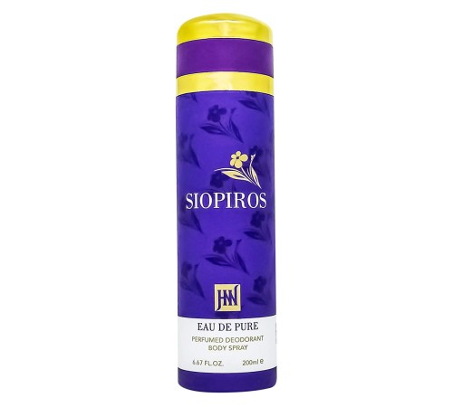 Дезодорант Jackwins Siopiros Eau de Pura, 200ml, Арабские дезодоранты