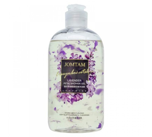 Гель для душа с лепестками мыла Jomtam Lavender Petal Shower Gel, 350ml, Для Тела