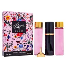 Набор 3в1 Gucci Flora Gorgeus Gardenia, 100ml