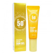 Солнцезащитный крем Deoproce Hyaluronic Cooling Sun Gel Whitening & Anti-Wrinkle SPF 50+++, 50g