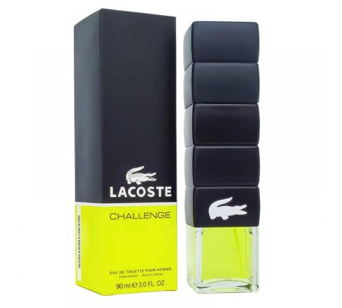 Lacoste Challenge,edt., 90ml (желтый), Парфюмерия 50-125 мл