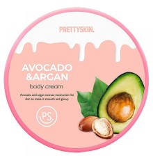 Питательный крем для тела с экстрактом авокадо и аргановым маслом Pretty Skin Avocado & Argan 300g