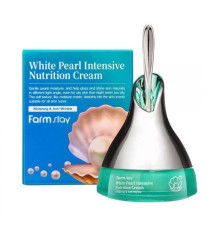 Интенсивный питательный крем с жемчугом FARMSTAY White Pearl Intensive Nutrition Cream 50g