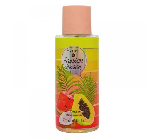 Спрей для тела V.V.Love Passion Beach, 250ml, Для Тела