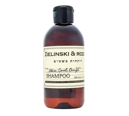 Шампунь Zielinski & Rozen Vetiver, Neroli, Orange, 300ml, Шампунь