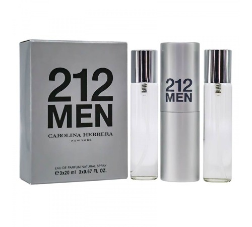 Carolina Herrera 212 Man, edt., 3*20 ml, Набор духов 3 по 20 мл