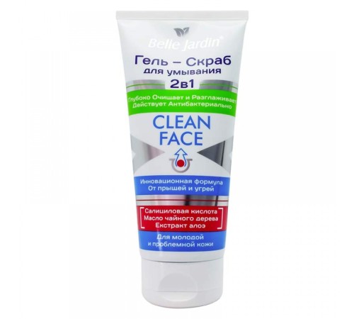 B.J.Clean Face Гель-скраб для умывания , 200 ml, Скраб