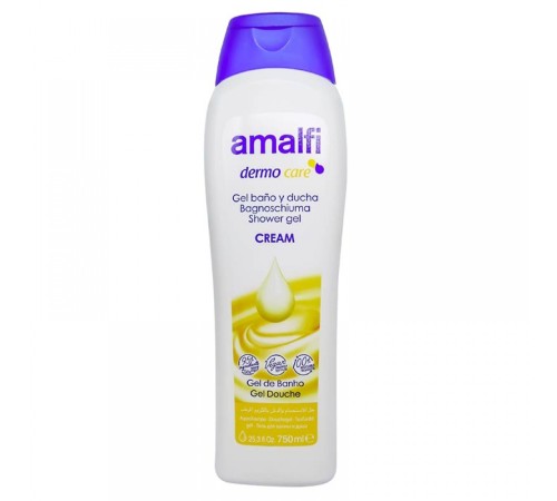 Гель для душа Amalfi Cream для всех типов кожи, 750ml, Для Тела