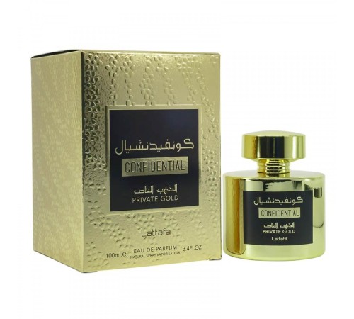 Lattafa  Confidential Private Gold 100 ml, Lattafa