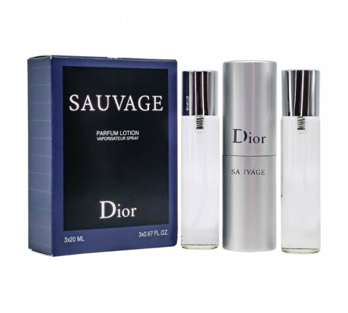 Christian Dior Sauvage, edp., 3*20 ml, Наборы духов