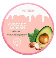 Питательный крем для тела с экстрактом авокадо и аргановым маслом Pretty Skin Avocado & Argan 300g