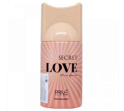 Дезодорант Prive Secret Love (Victoria's Secret Bombshell Seduction) 250ml, Парфюмированные Дезодоранты