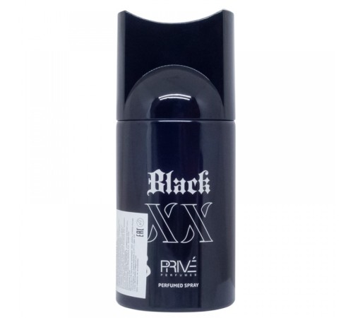 Дезодорант Prive Black XX (Paco Rabanne Black XS) 250ml, Парфюмированные Дезодоранты